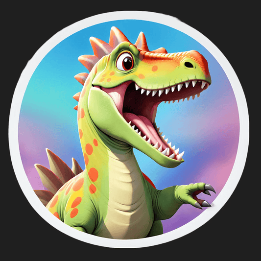 Dinosaur Fun - Sticker - Heat Press Transfer