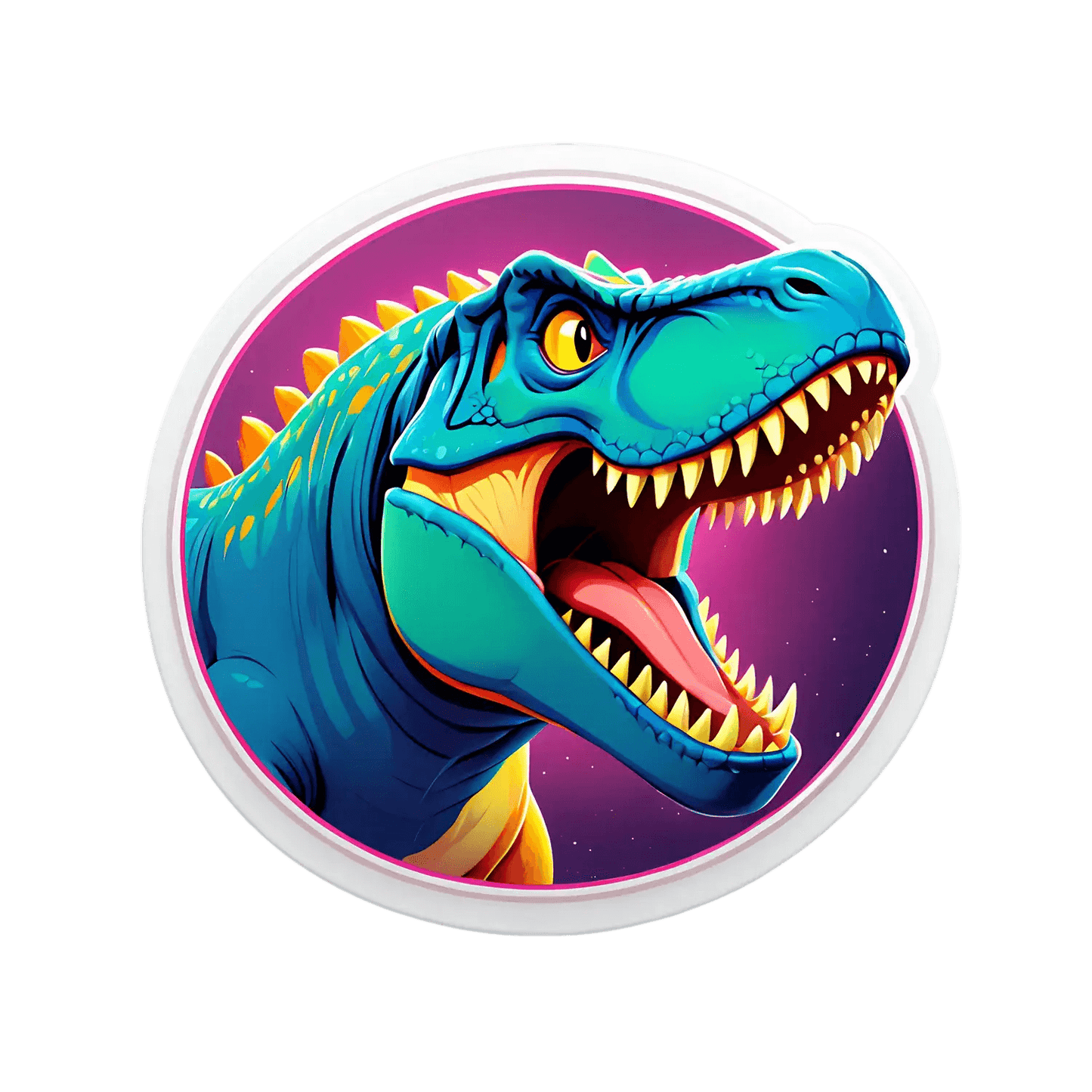 Dinosaur Galaxy - Sticker - Heat Press Transfer