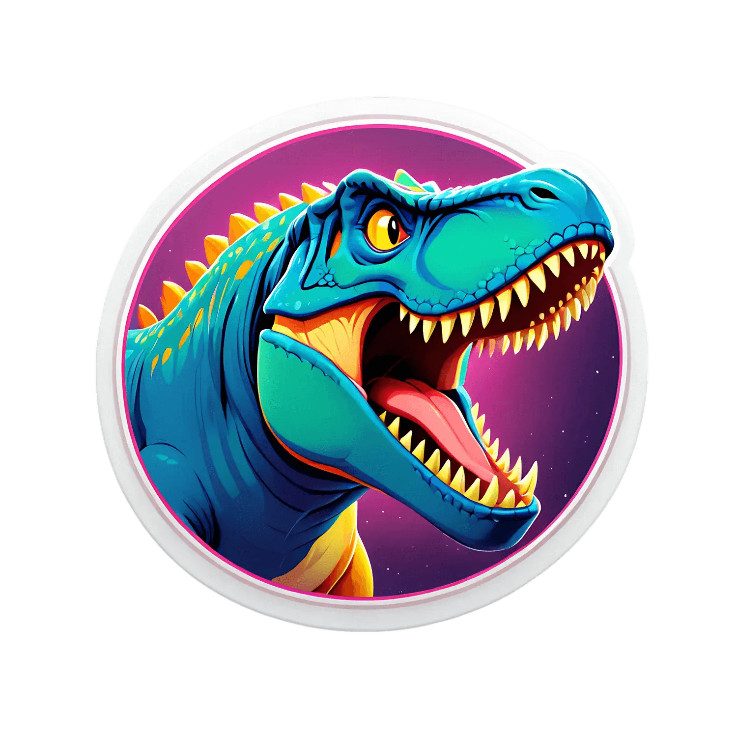 Dinosaur Galaxy - Sticker - Heat Press Transfer