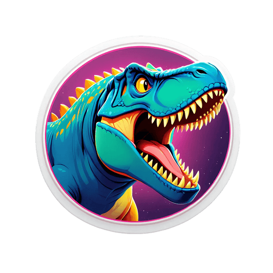 Dinosaur Galaxy - Sticker - Heat Press Transfer