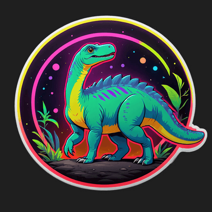 Dinosaur Galaxy - Sticker - Heat Press Transfer