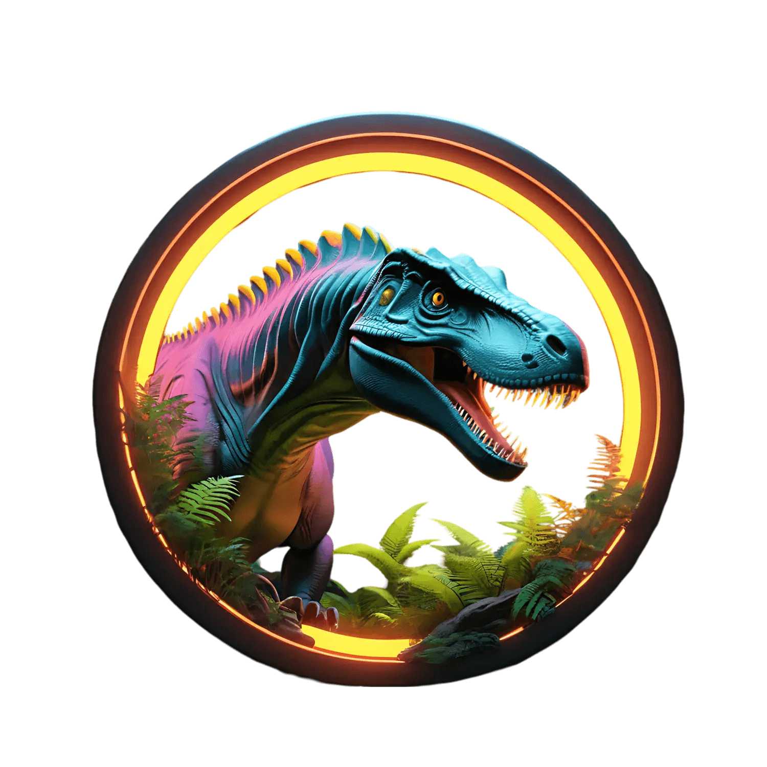 Dinosaur Glow - Sticker - Heat Press Transfer