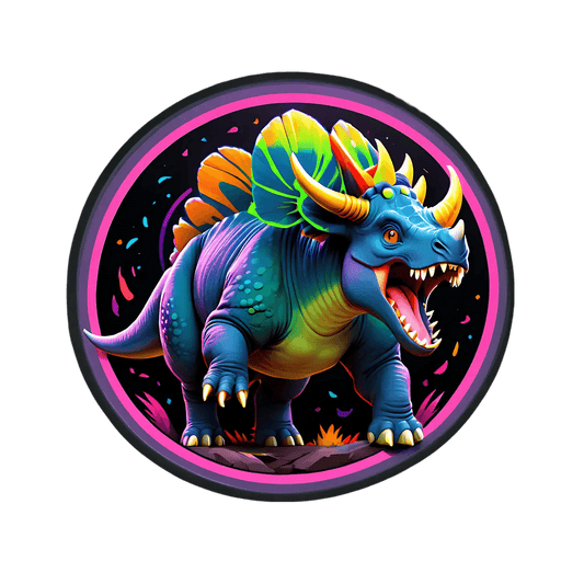Dinosaur Glow UV - Sticker - Heat Press Transfer