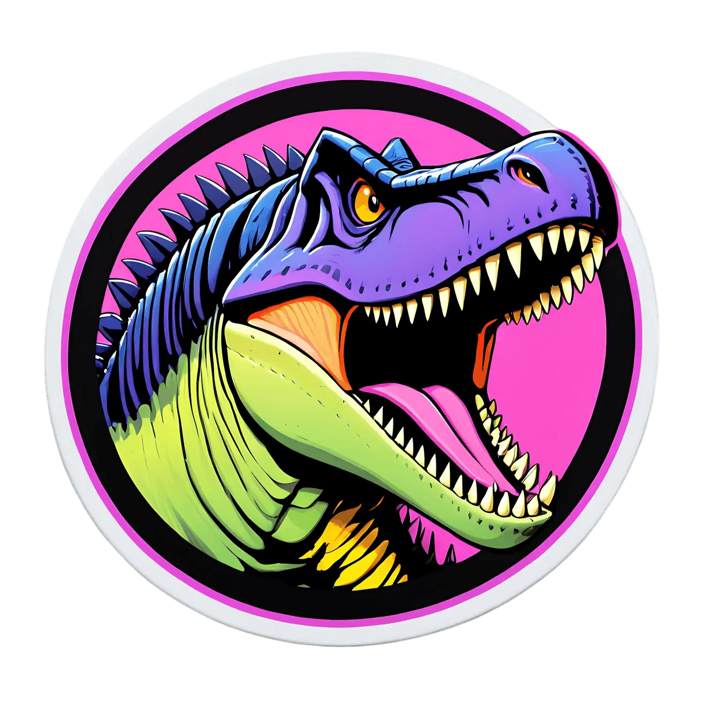 Dinosaur Graphic - UV DTF Sticker - Heat Press Transfer