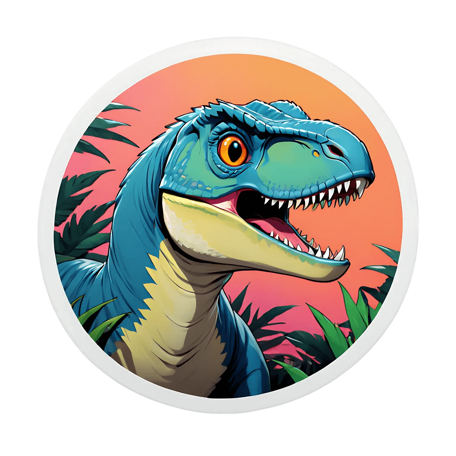 Dinosaur Graphic - UV Sticker - Heat Press Transfer