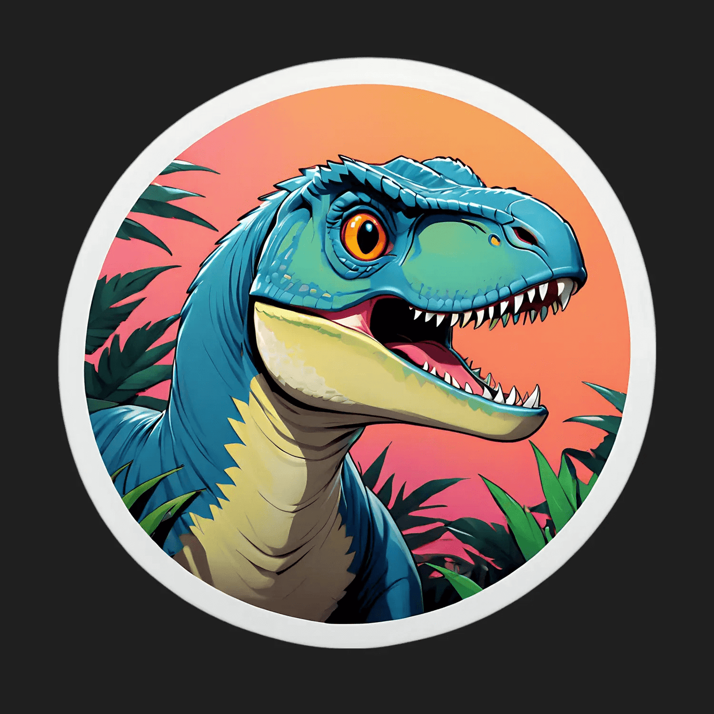 Dinosaur Graphic - UV Sticker - Heat Press Transfer