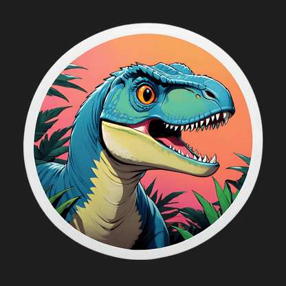 Dinosaur Graphic - UV Sticker - Heat Press Transfer