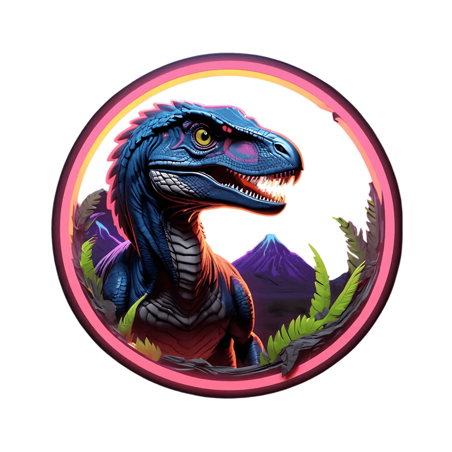 Dinosaur Graphics - UV DTF Sticker - Heat Press Transfer