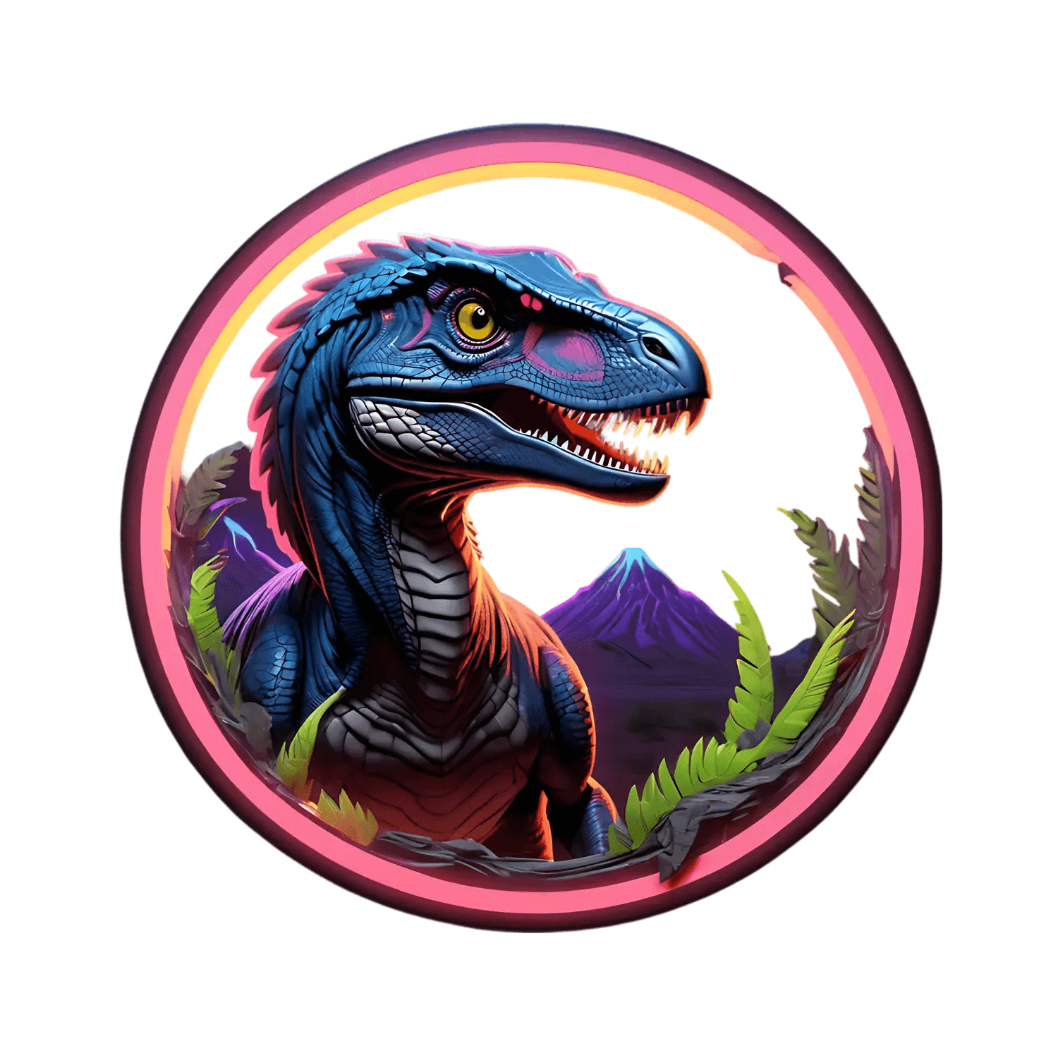 Dinosaur Graphics - UV DTF Sticker - Heat Press Transfer