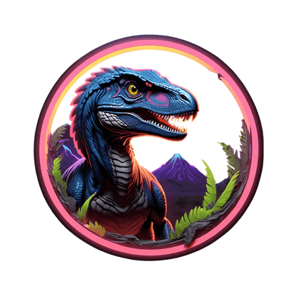 Dinosaur Graphics - UV DTF Sticker - Heat Press Transfer