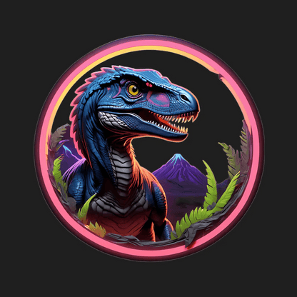 Dinosaur Graphics - UV DTF Sticker - Heat Press Transfer