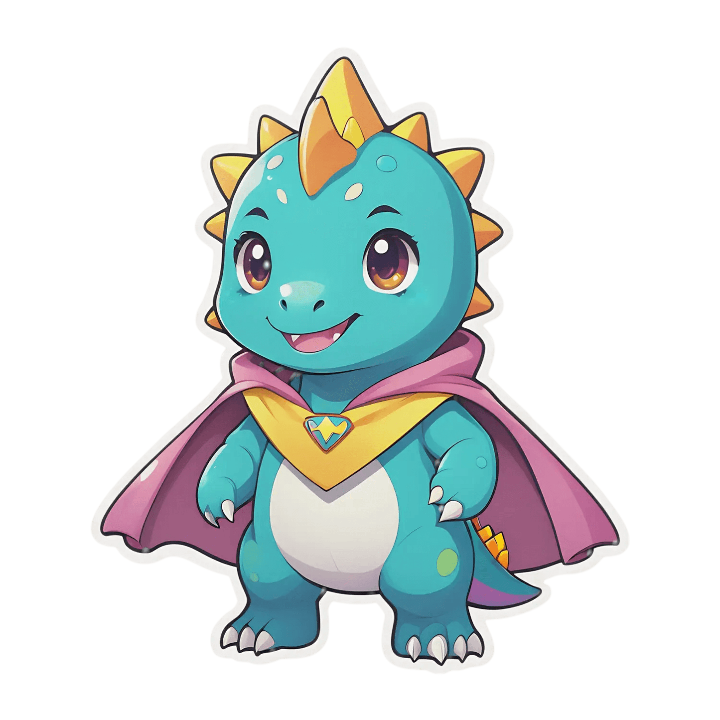 Dinosaur Hero - Sticker - Heat Press Transfer