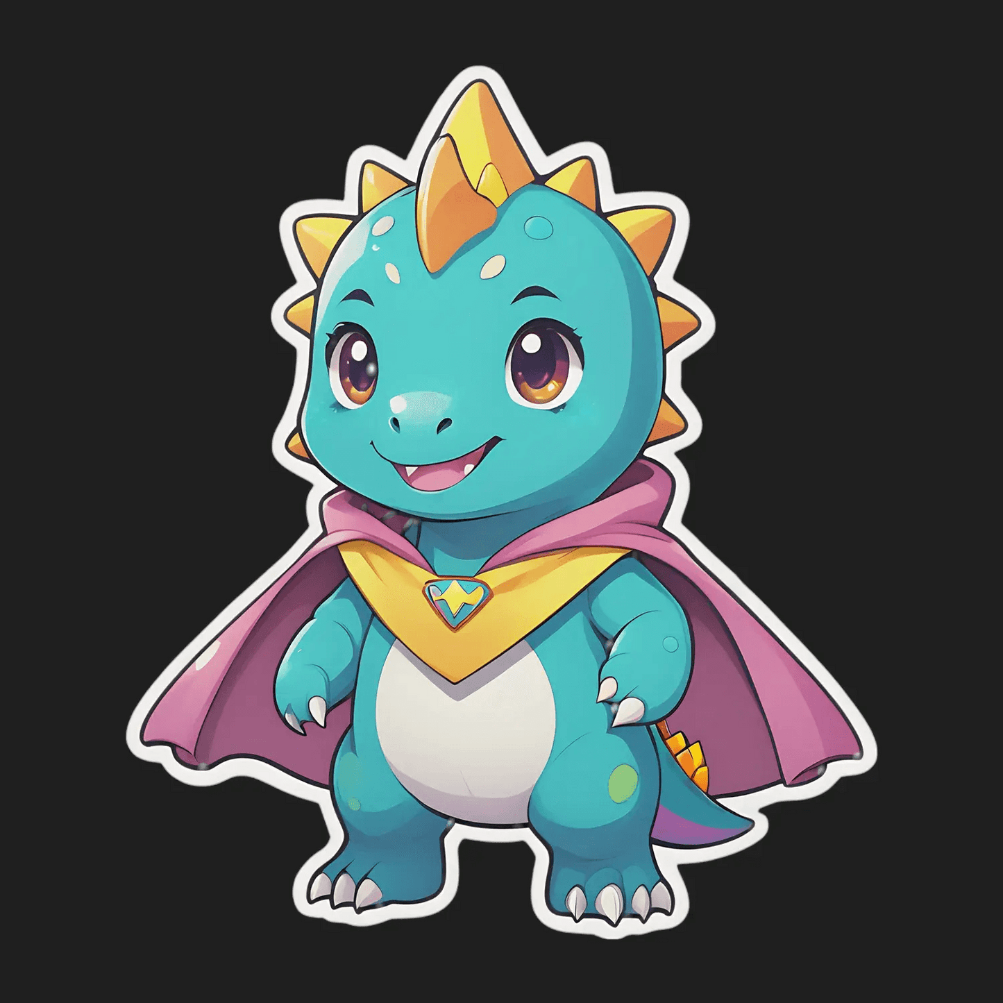 Dinosaur Hero - Sticker - Heat Press Transfer