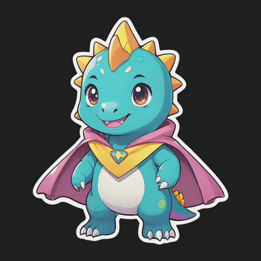 Dinosaur Hero - Sticker - Heat Press Transfer