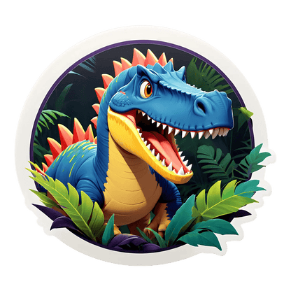 Dinosaur Jungle Adventure - Sticker - Heat Press Transfer