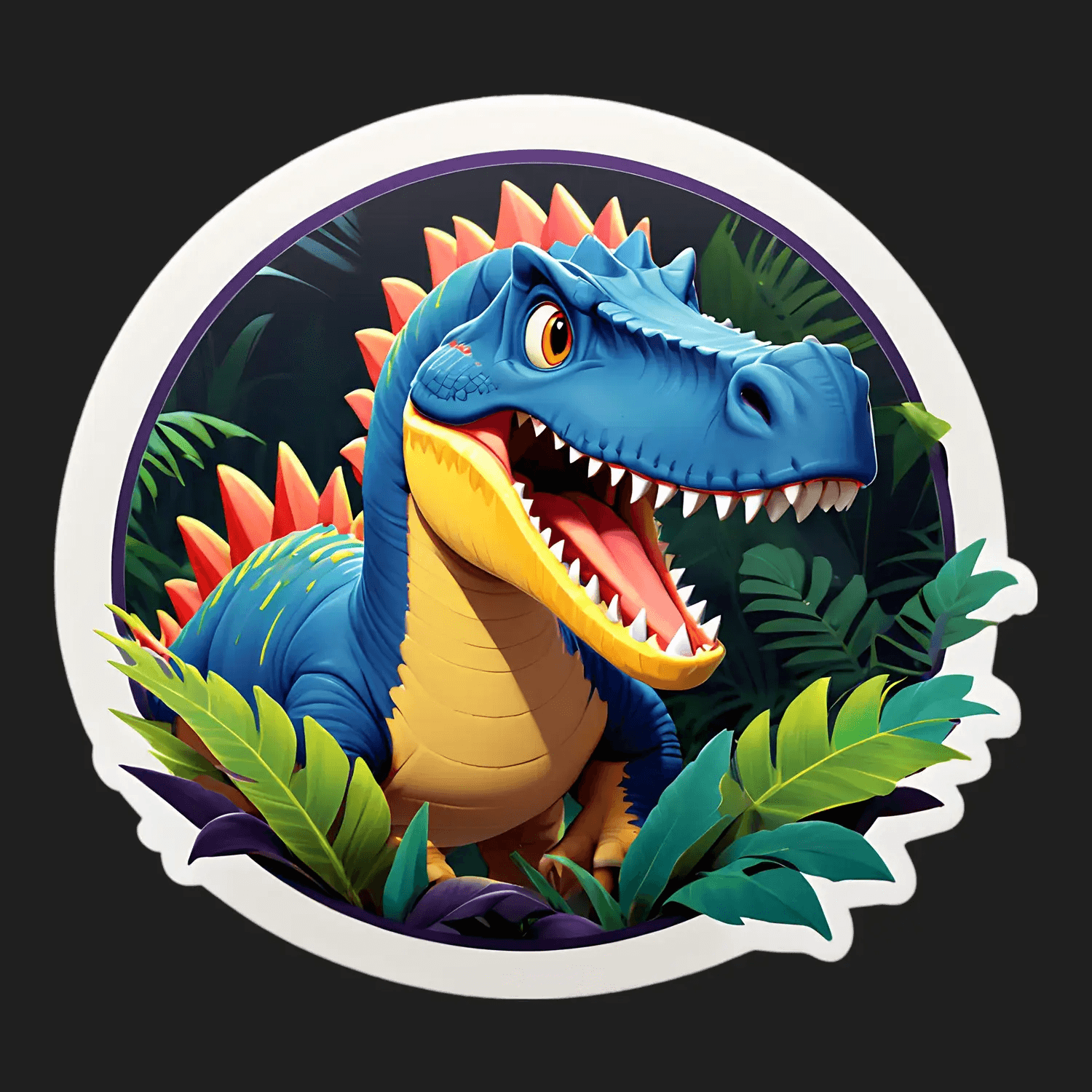 Dinosaur Jungle Adventure - Sticker - Heat Press Transfer