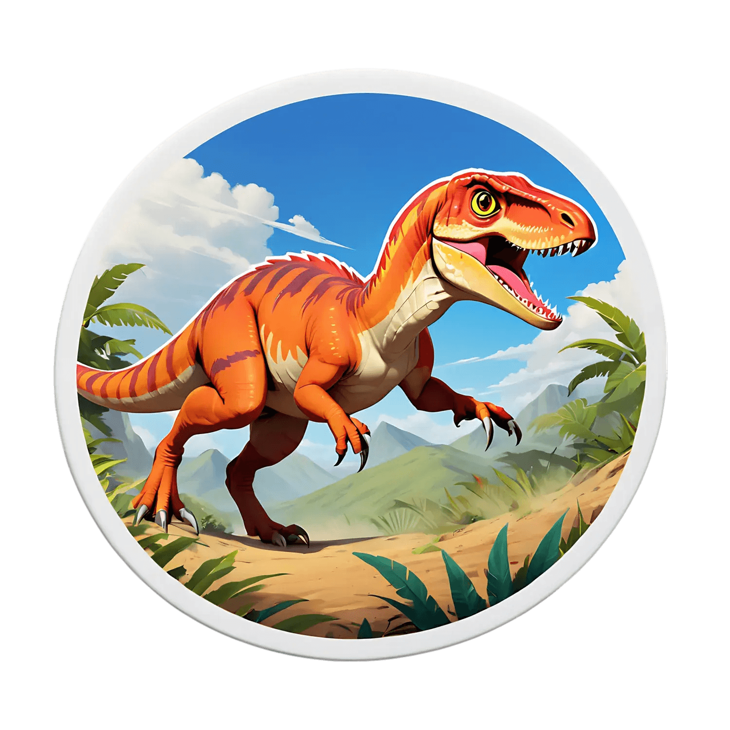 Dinosaur Jungle Adventure - Sticker - Heat Press Transfer