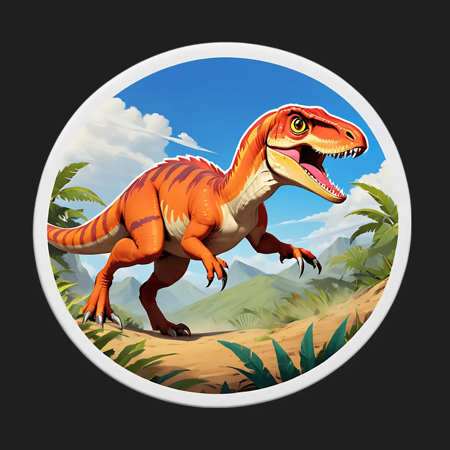 Dinosaur Jungle Adventure - Sticker - Heat Press Transfer