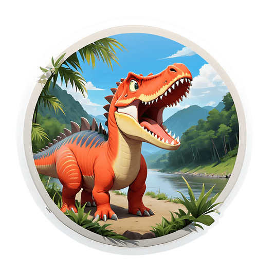 Dinosaur Jungle - Sticker - Heat Press Transfer