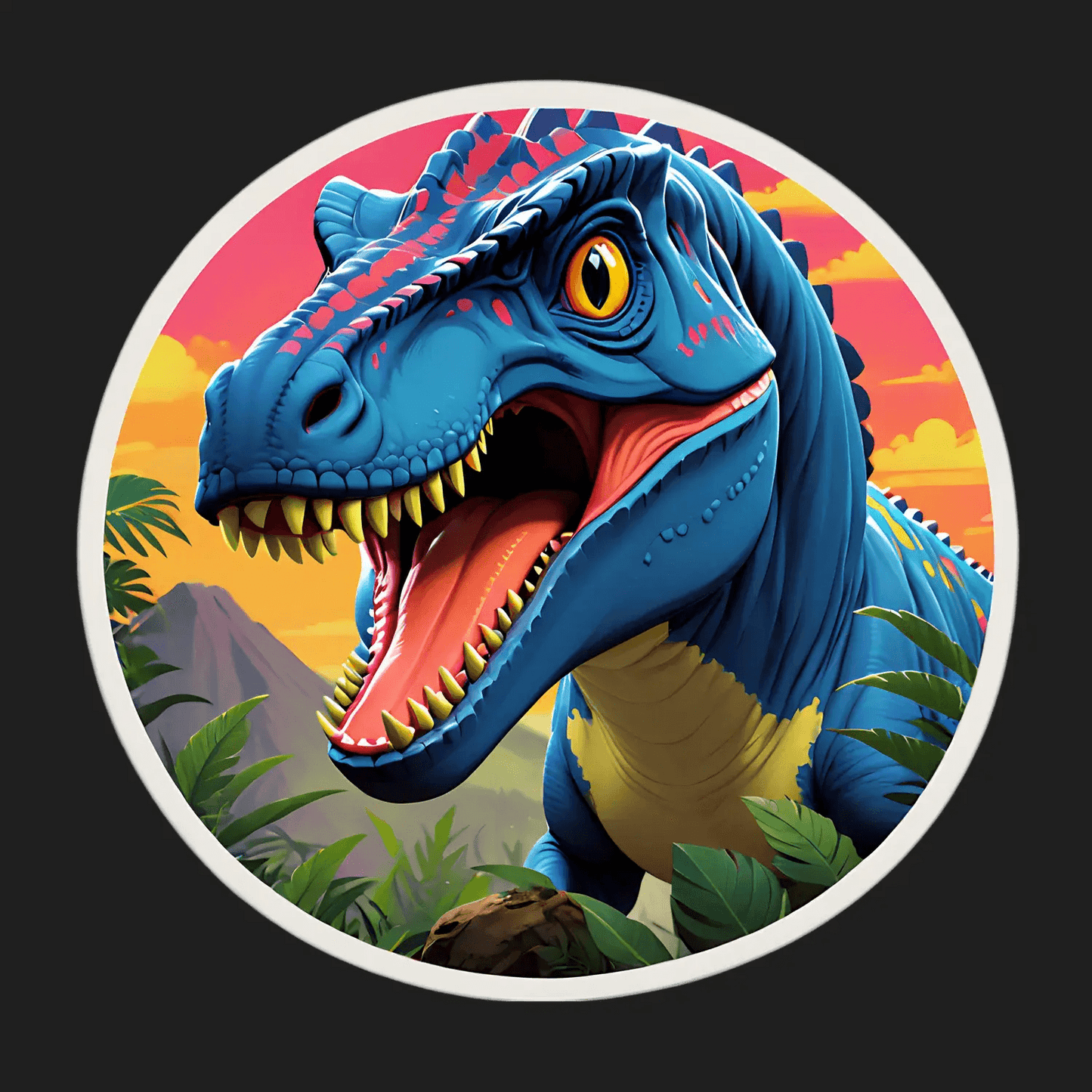 Dinosaur Jungle - Sticker - Heat Press Transfer