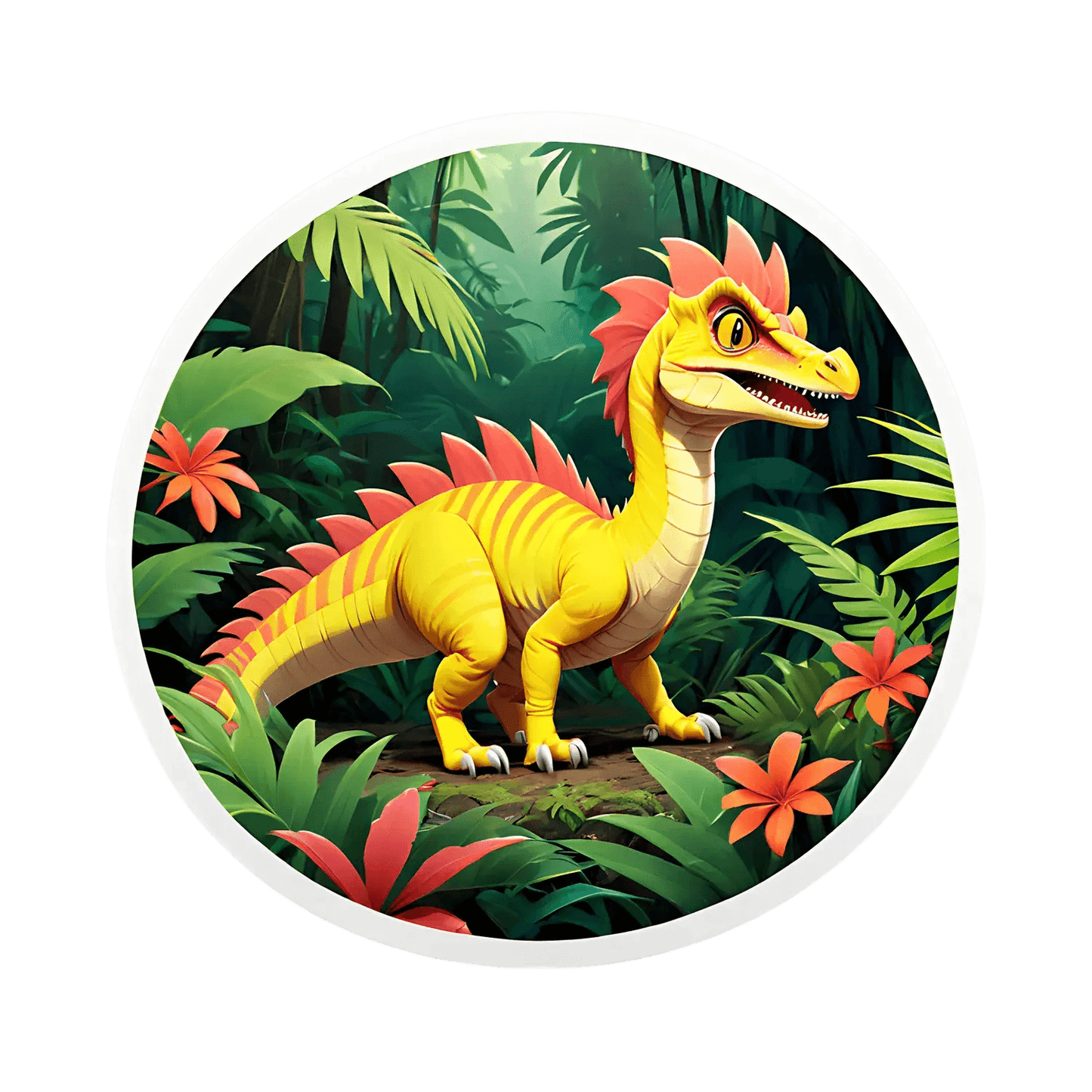 Dinosaur Jungle - Sticker - Heat Press Transfer
