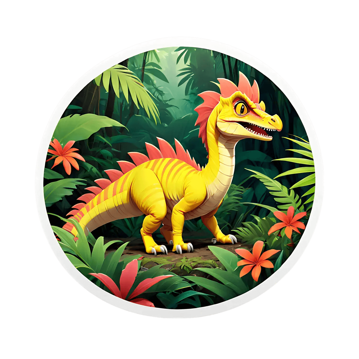 Dinosaur Jungle - Sticker - Heat Press Transfer