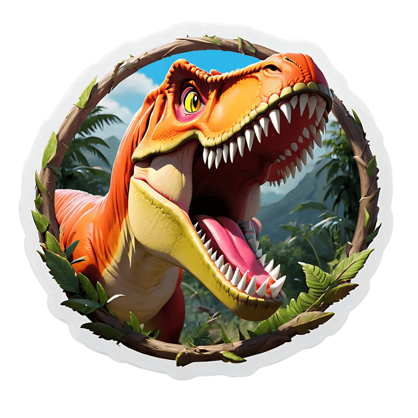 Dinosaur Jungle - Sticker - Heat Press Transfer