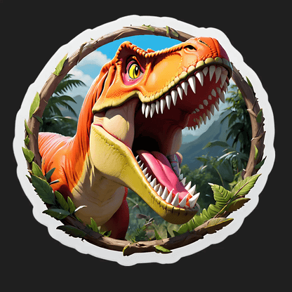 Dinosaur Jungle - Sticker - Heat Press Transfer