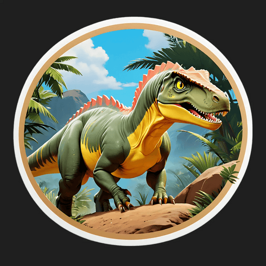 Dinosaur Jungle - UV DTF Sticker - Heat Press Transfer