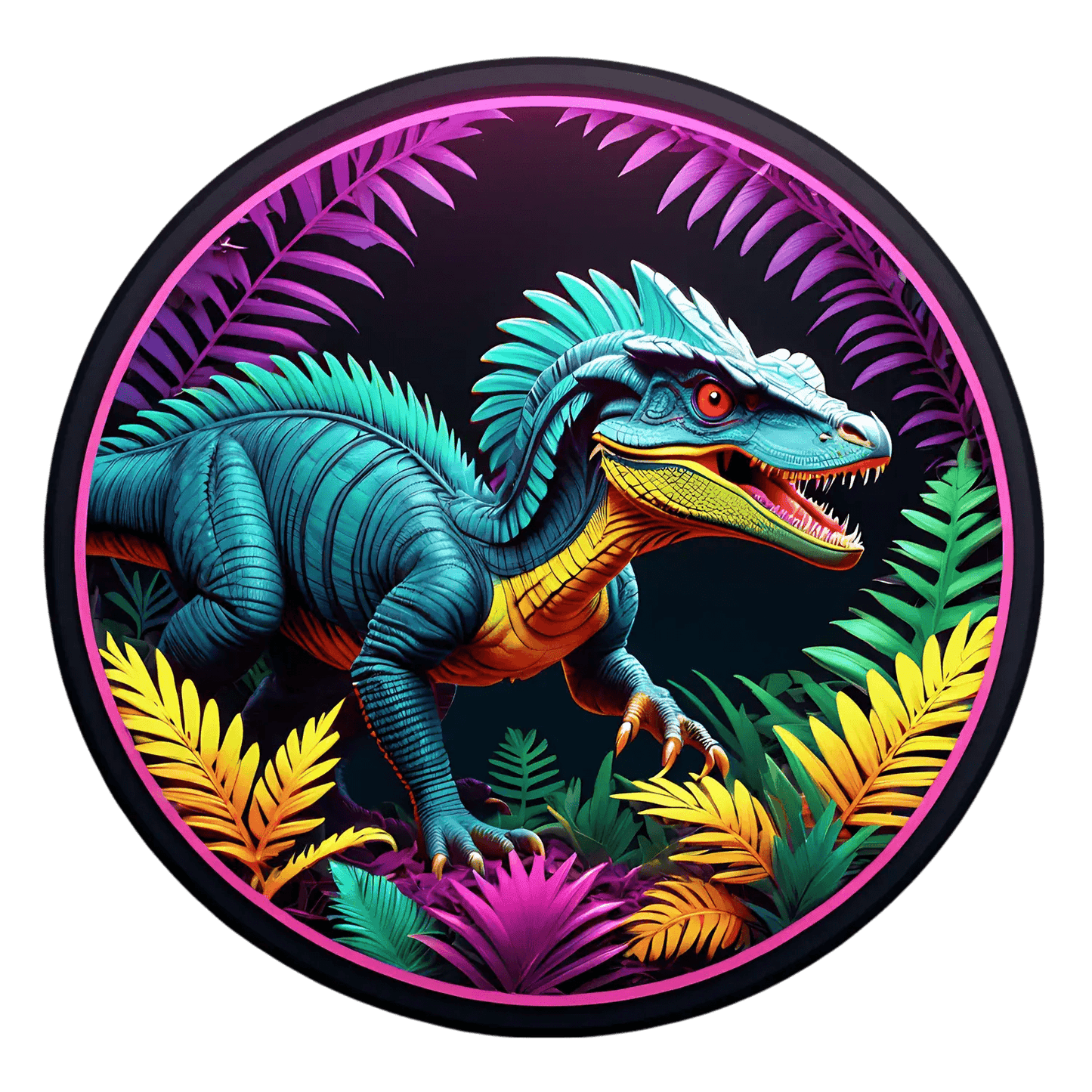 Dinosaur Jungle - UV Sticker - Heat Press Transfer