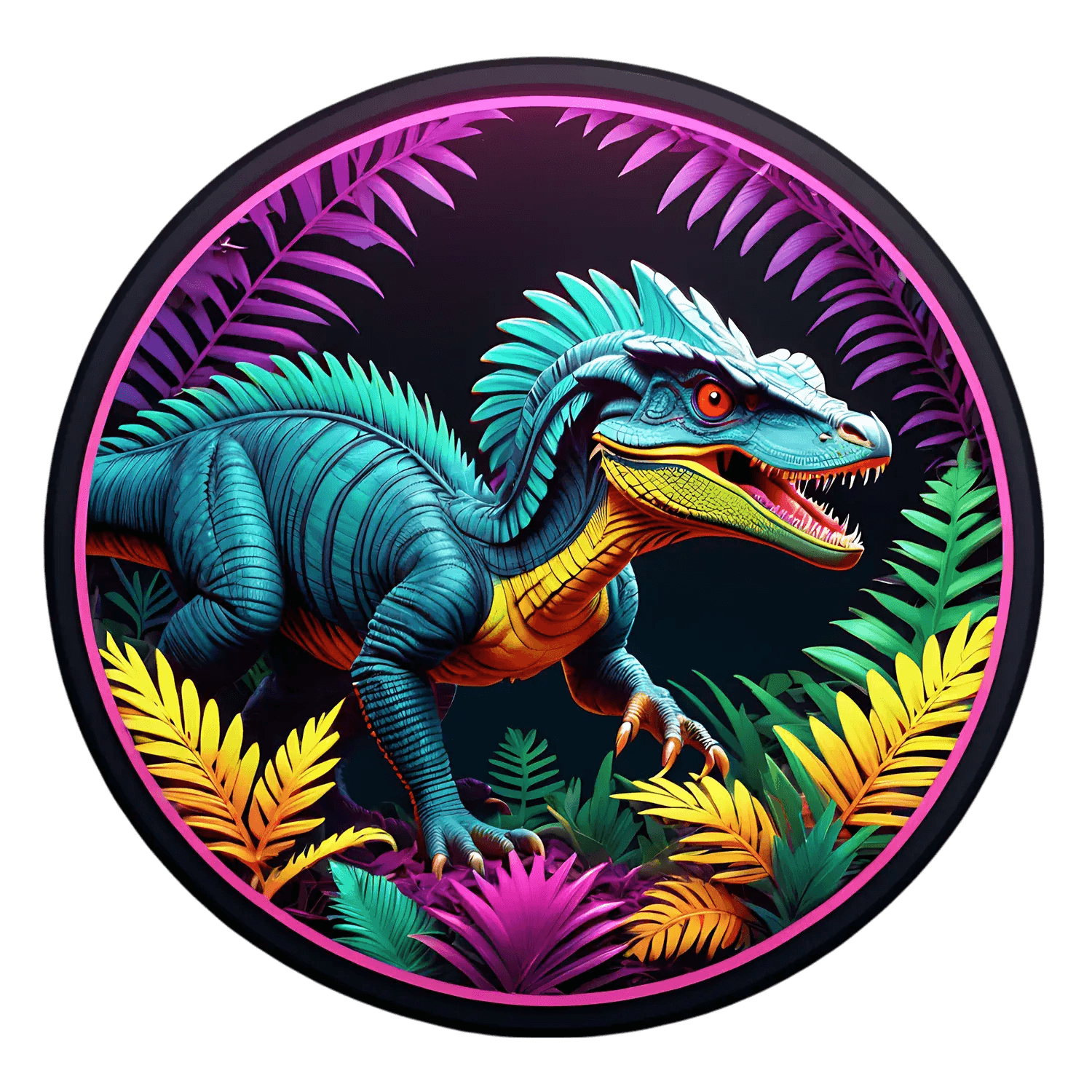 Dinosaur Jungle - UV Sticker - Heat Press Transfer