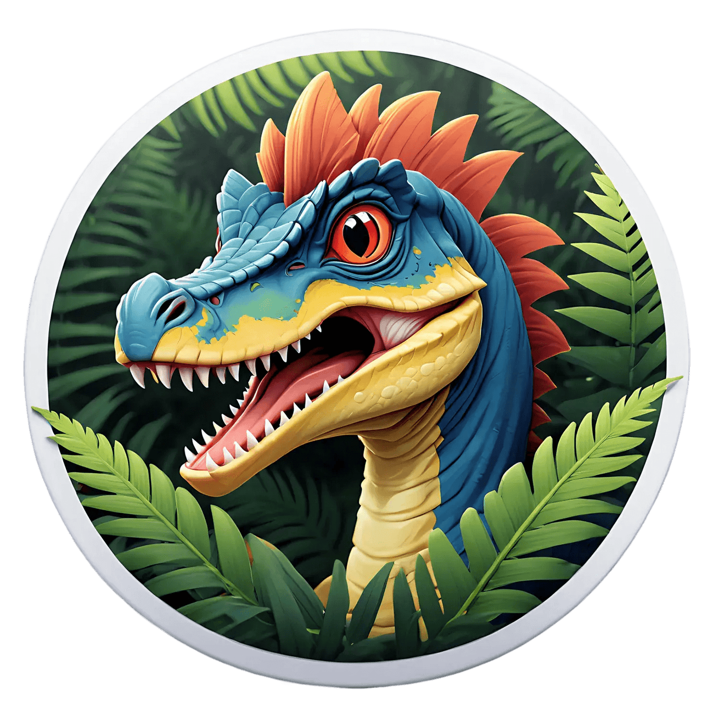 Dinosaur Jungle - UV Sticker - Heat Press Transfer