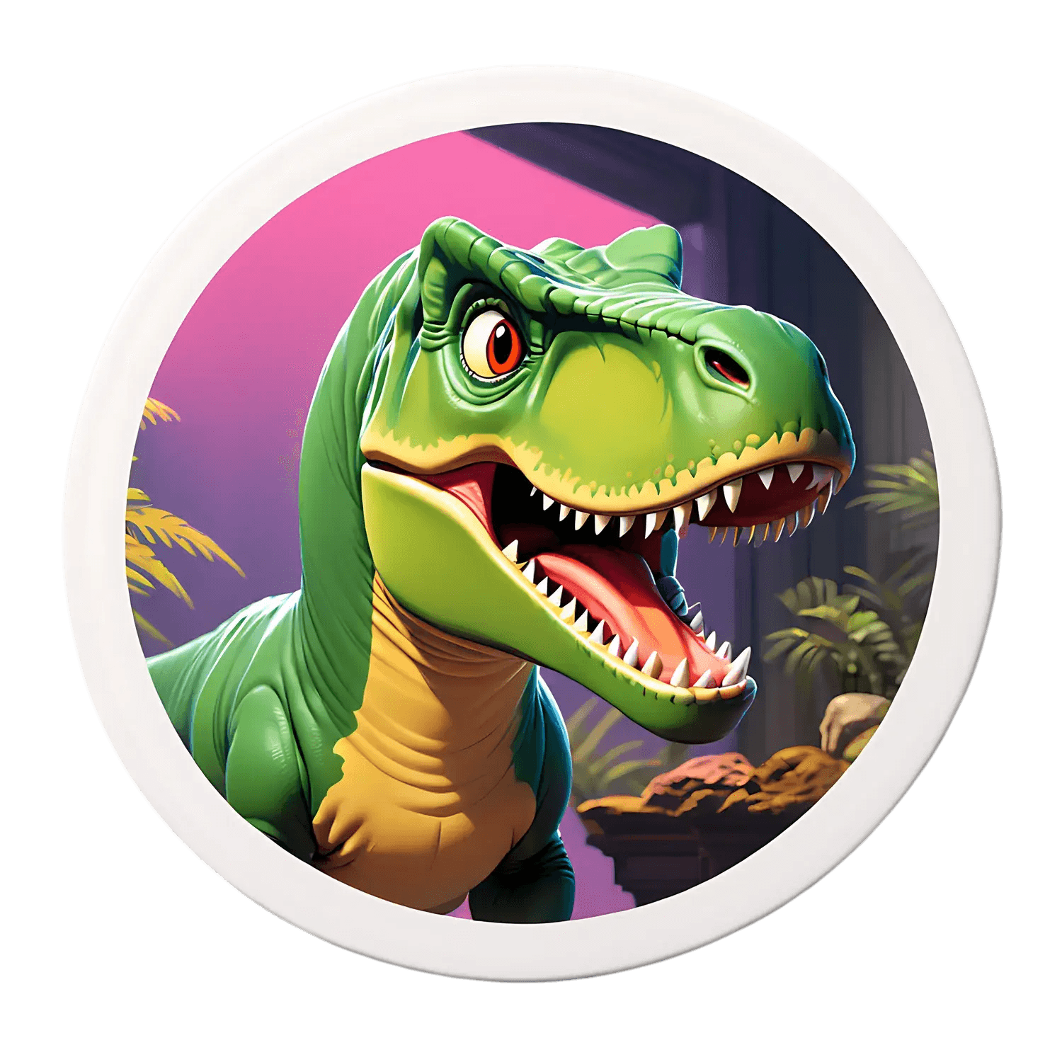 Dinosaur Jungle - UV Sticker - Heat Press Transfer