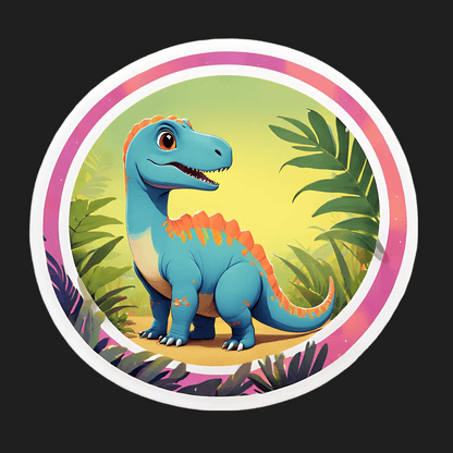 Dinosaur Jungle - UV Sticker - Heat Press Transfer
