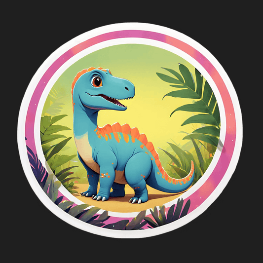 Dinosaur Jungle - UV Sticker - Heat Press Transfer