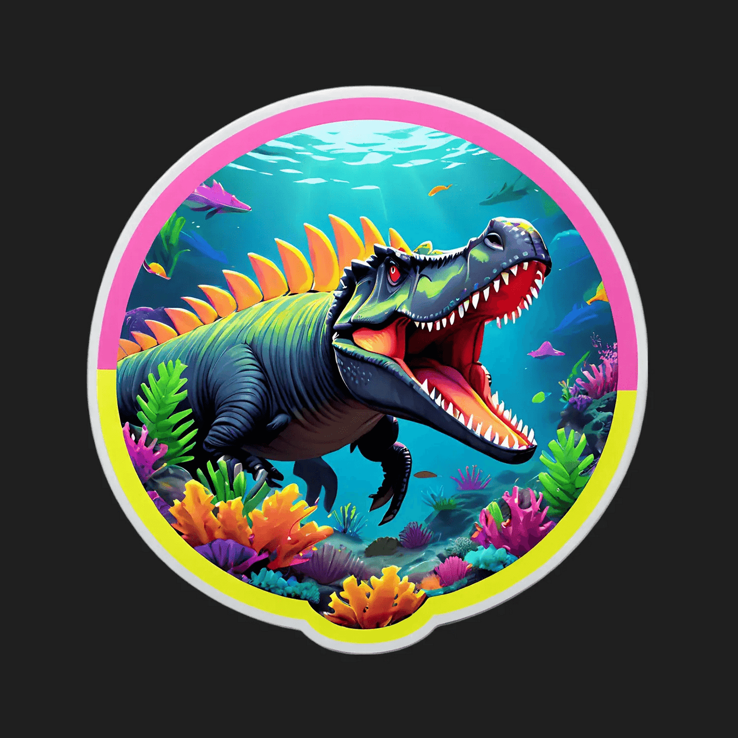 Dinosaur Ocean Adventure - Sticker - Heat Press Transfer