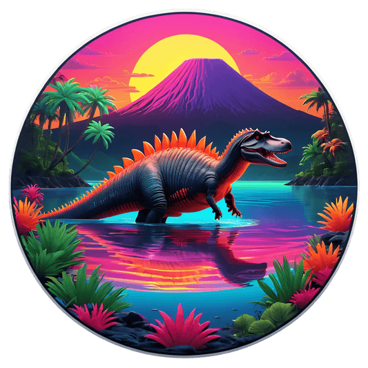Dinosaur Paradise - Sticker - Heat Press Transfer