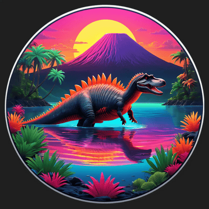 Dinosaur Paradise - Sticker - Heat Press Transfer
