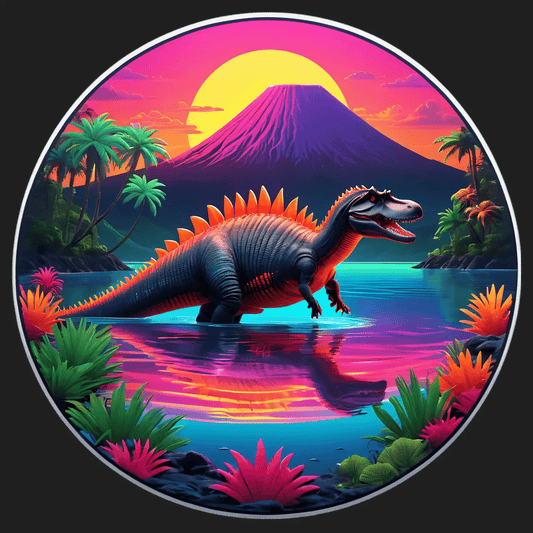 Dinosaur Paradise - Sticker - Heat Press Transfer
