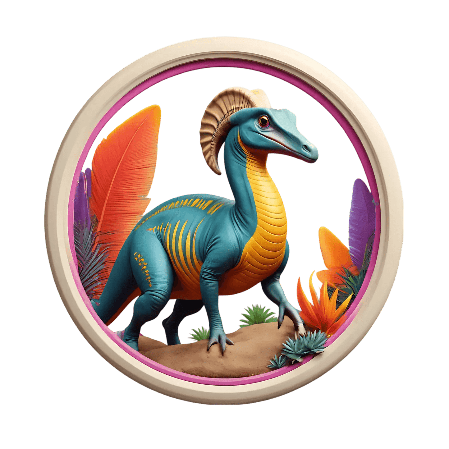 Dinosaur Paradise - Sticker - Heat Press Transfer