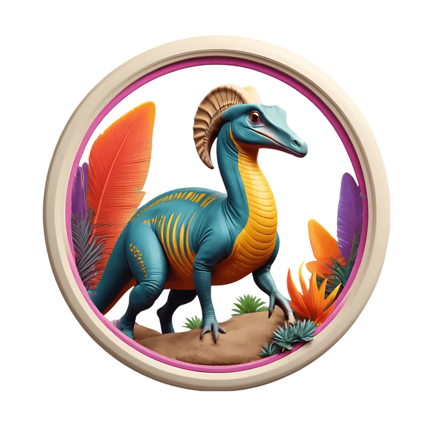 Dinosaur Paradise - Sticker - Heat Press Transfer