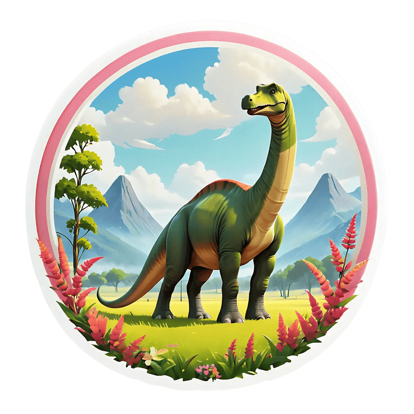 Dinosaur Paradise - Sticker - Heat Press Transfer