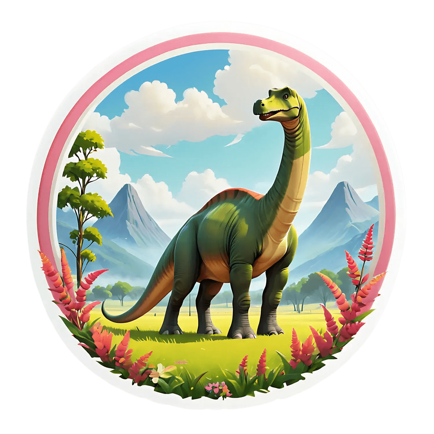 Dinosaur Paradise - Sticker - Heat Press Transfer