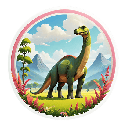 Dinosaur Paradise - Sticker - Heat Press Transfer