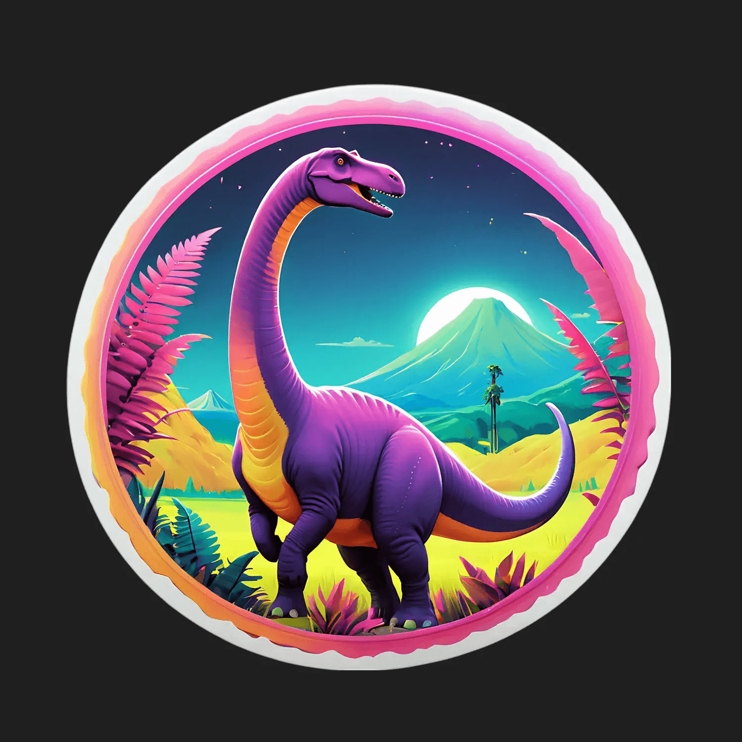 Dinosaur Paradise - Sticker - Heat Press Transfer