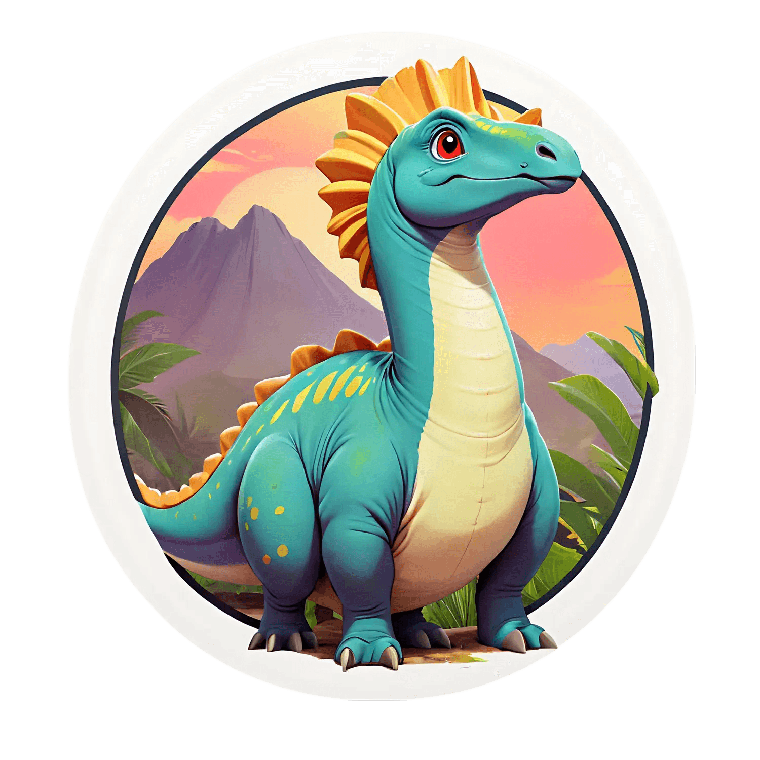 Dinosaur Paradise - Sticker - Heat Press Transfer