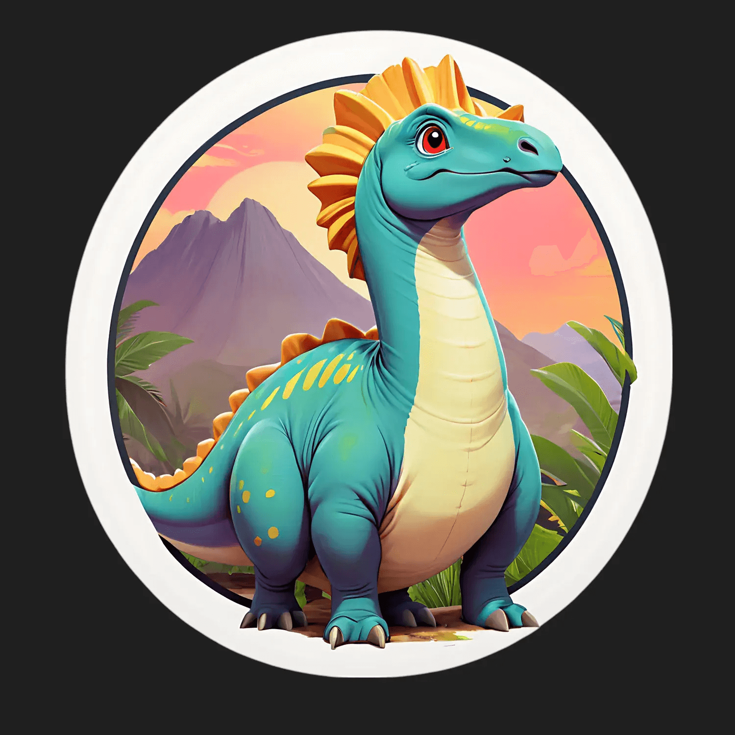 Dinosaur Paradise - Sticker - Heat Press Transfer