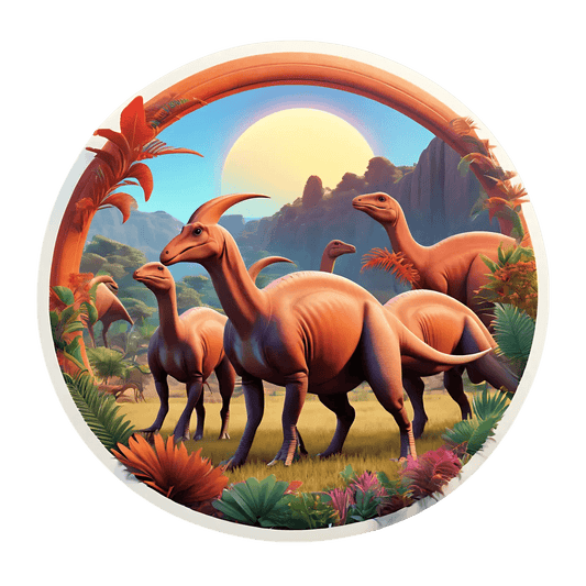Dinosaur Paradise - UV Sticker - Heat Press Transfer