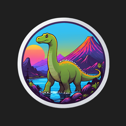 Dinosaur Paradise - UV Sticker - Heat Press Transfer