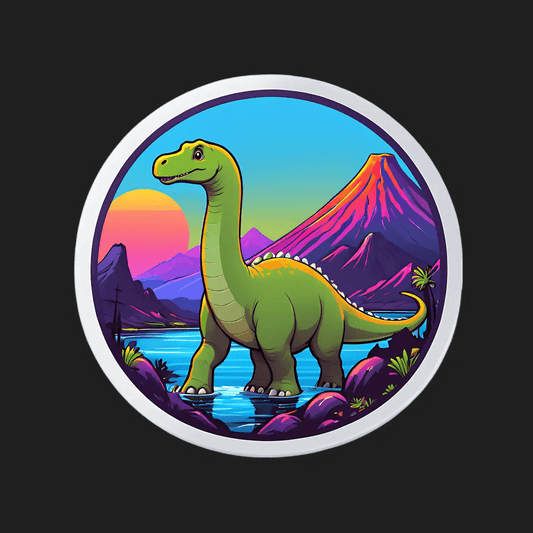 Dinosaur Paradise - UV Sticker - Heat Press Transfer